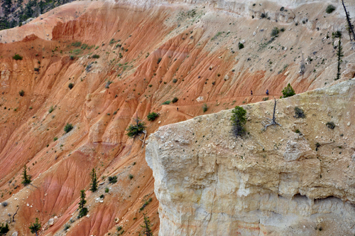 looking over the cliff